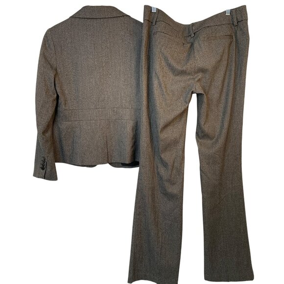 New York & Co Tweed Stretch Blazer & Pants Set Coat sz 10 Pants sz 8L RZ10406 - Picture 15 of 15